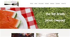 Desktop Screenshot of picnictimeproductions.com
